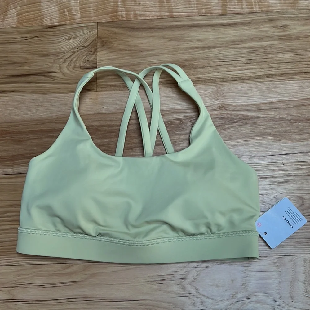 NWT lululemon Dew Green size 6 Energy Bra - Picture 8 of 8